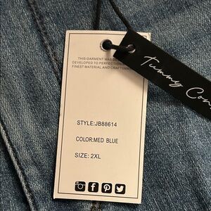 Judy Blue Denim Overalls in Medium Blue